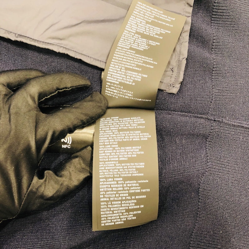 プラダ PRADA トライアングルロゴナイロン切替ブルゾン UMG107 ウール メンズ ブルゾン