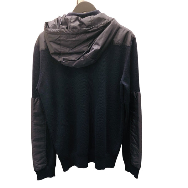 プラダ PRADA トライアングルロゴナイロン切替ブルゾン UMG107 ウール メンズ ブルゾン