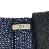クリスチャン・ディオール Christian Dior デザインバギーデニムパンツ 322P81M3178 インディゴ コットン レディース デニムパンツ