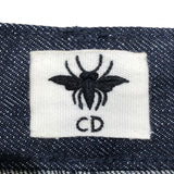 クリスチャン・ディオール Christian Dior デザインバギーデニムパンツ 322P81M3178 インディゴ コットン レディース デニムパンツ