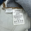 バーバリー BURBERRY ロゴパッチストレッチデニムパンツ 802524 ブルー コットン レディース デニムパンツ