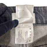 シャネル CHANEL マトラッセキルティングデニムパンツ P44333 ブラック デニム レディース デニムパンツ