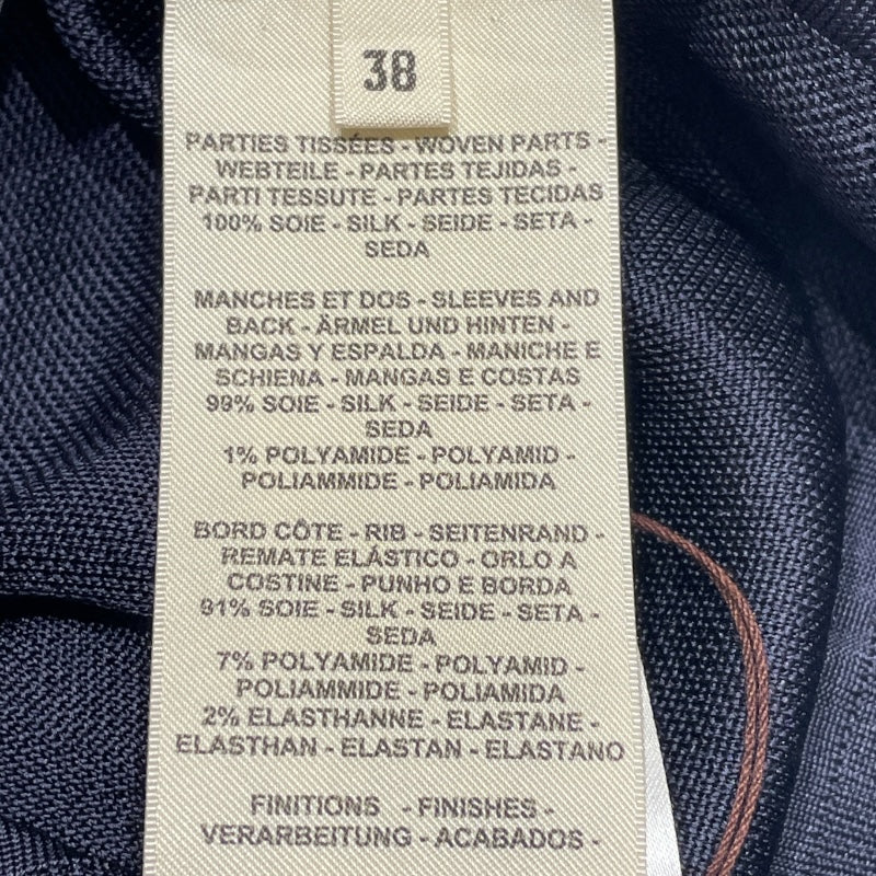 エルメス HERMES BRIDES de GALA　ツイルレーヌニットセーター 5E2831 ネイビー シルク レディース セーター