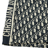 クリスチャン・ディオール Christian Dior オブリーク総柄ショートパンツ 117P21A2970 ネイビー ポリエステル レディース ショートパンツ