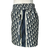 クリスチャン・ディオール Christian Dior オブリーク総柄ショートパンツ 117P21A2970 ネイビー ポリエステル レディース ショートパンツ