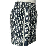 クリスチャン・ディオール Christian Dior オブリーク総柄ショートパンツ 117P21A2970 ネイビー ポリエステル レディース ショートパンツ