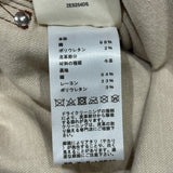 エルメス HERMES コリエドシアン総柄ノーカラージャケット 2E0254DS ベージュ コットン レディース ノーカラージャケット