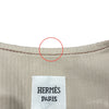 エルメス HERMES コリエドシアン総柄ノーカラージャケット 2E0254DS ベージュ コットン レディース ノーカラージャケット