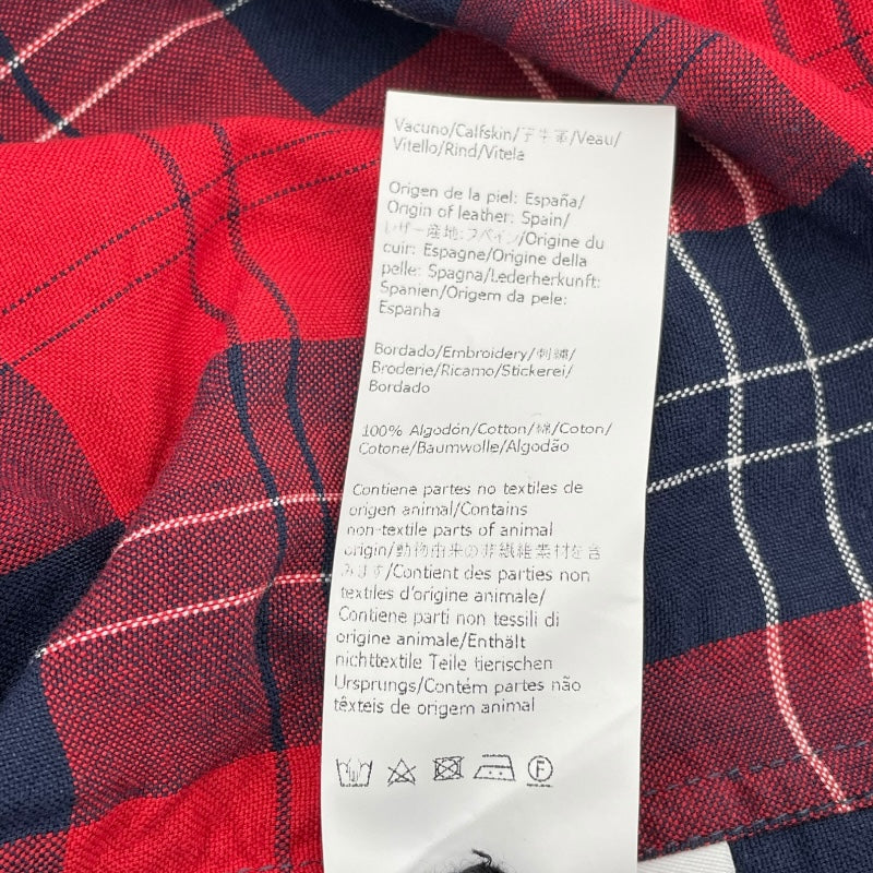 ロエベ LOEWE アシンメトリーチェック 長袖シャツ H526Y05W35 マルチカラー コットン メンズ 長袖シャツ