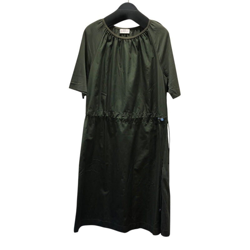 モンクレール MONCLER ABITO ショートスリーブワンピース 81718 グリーン コットン レディース ワンピース