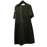 モンクレール MONCLER ABITO ショートスリーブワンピース 81718 グリーン コットン レディース ワンピース