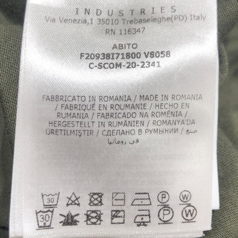 モンクレール MONCLER ABITO ショートスリーブワンピース 81718 グリーン コットン レディース ワンピース