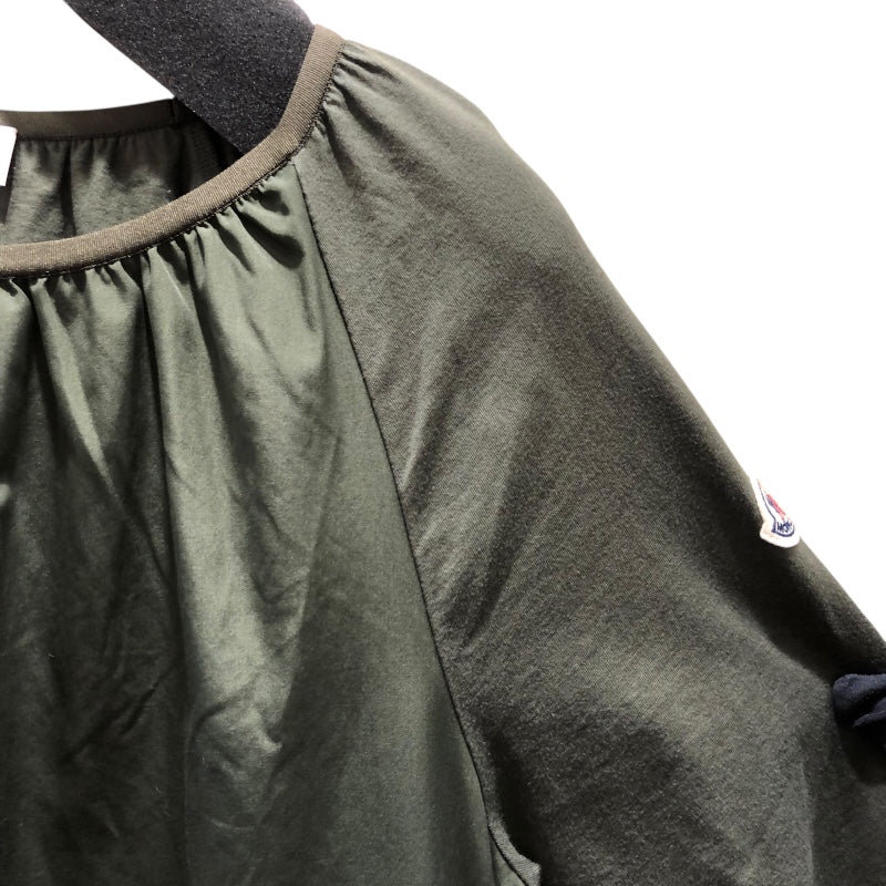 モンクレール MONCLER ABITO ショートスリーブワンピース 81718 グリーン コットン レディース ワンピース