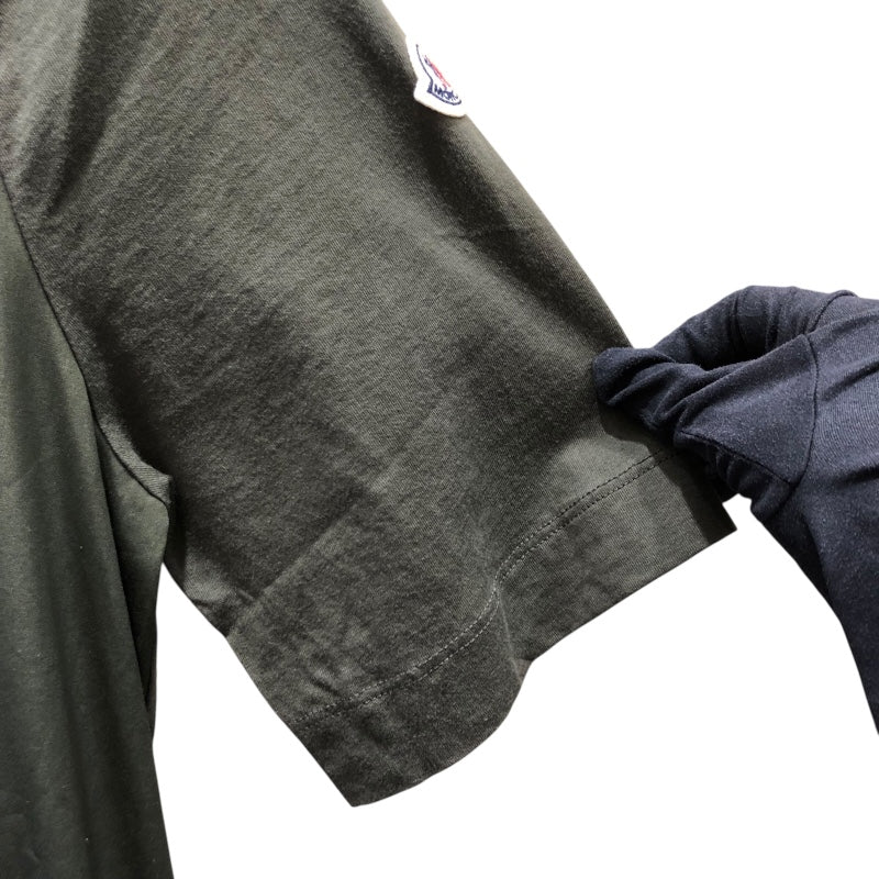 モンクレール MONCLER ABITO ショートスリーブワンピース 81718 グリーン コットン レディース ワンピース