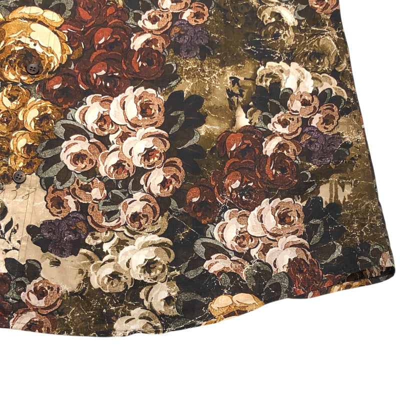 ドルチェ＆ガッバーナ Dolce & Gabbana フローラル総柄長袖シャツ G5DY4T コットン メンズ 長袖シャツ