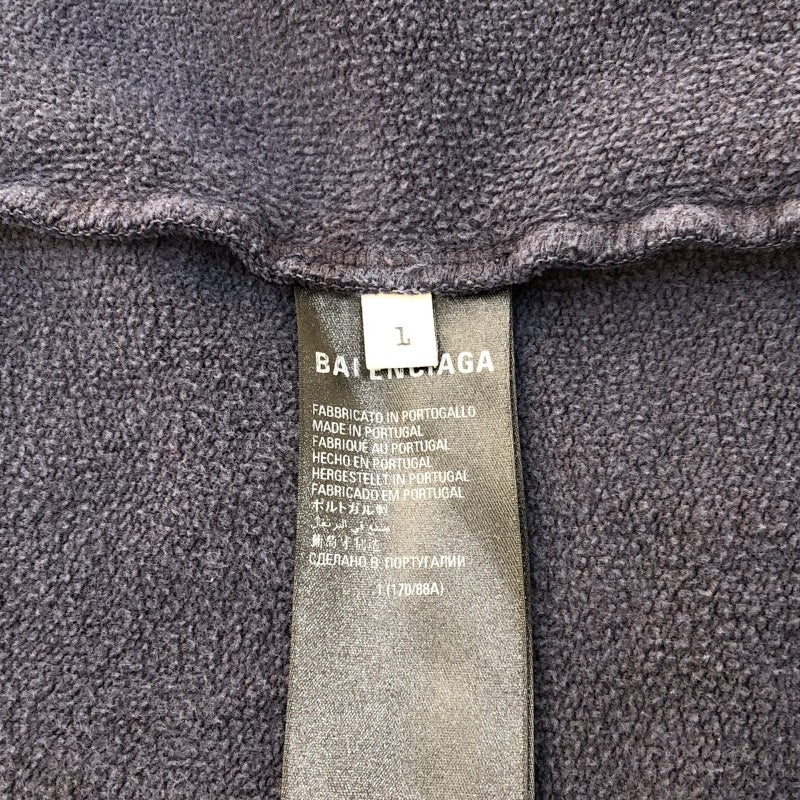 バレンシアガ BALENCIAGA ロゴプリントノースリーブスウェットパーカー 697875 コットン メンズ パーカー