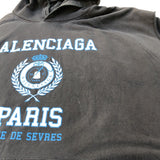 バレンシアガ BALENCIAGA ロゴプリントノースリーブスウェットパーカー 697875 コットン メンズ パーカー