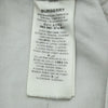 バーバリー BURBERRY ロゴ刺繍Tシャツ 8057529 ホワイト コットン メンズ 半袖Ｔシャツ