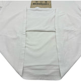 バーバリー BURBERRY ロゴ刺繍Tシャツ 8057529 ホワイト コットン メンズ 半袖Ｔシャツ