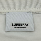バーバリー BURBERRY ロゴ刺繍Tシャツ 8057529 ホワイト コットン メンズ 半袖Ｔシャツ