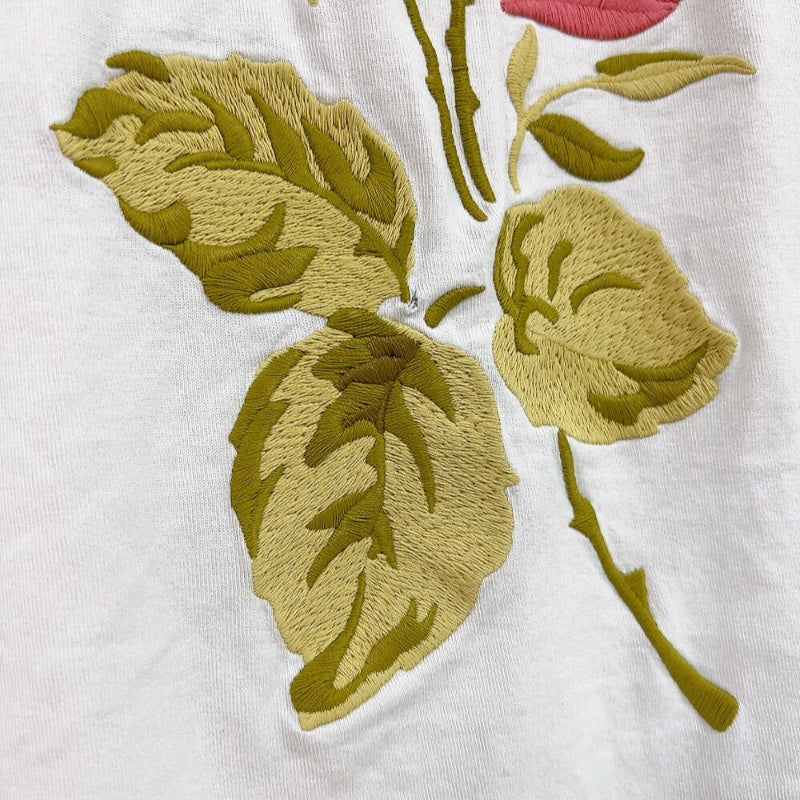 クリスチャン・ディオール Christian Dior ロゴプリントTシャツ 243J685A0677 ホワイト コットン メンズ 半袖Ｔシャツ
