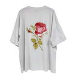 クリスチャン・ディオール Christian Dior ロゴプリントTシャツ 243J685A0677 ホワイト コットン メンズ 半袖Ｔシャツ