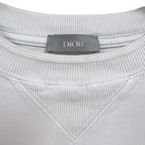 クリスチャン・ディオール Christian Dior ロゴプリントTシャツ 243J685A0677 ホワイト コットン メンズ 半袖Ｔシャツ