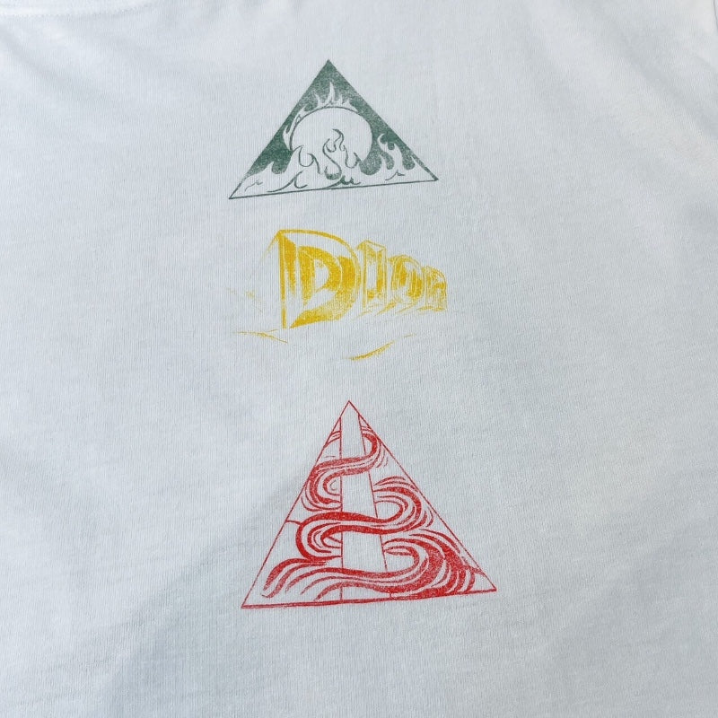 クリスチャン・ディオール Christian Dior ロゴプリント長袖シャツ 393J675A0817 コットン メンズ 長袖Ｔシャツ