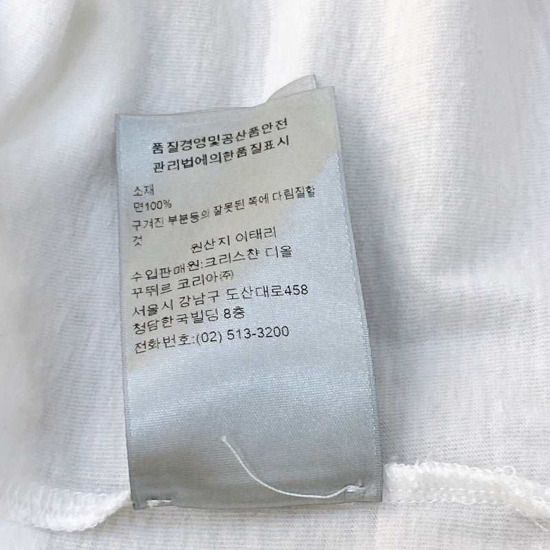 クリスチャン・ディオール Christian Dior ロゴプリント長袖シャツ 393J675A0817 コットン メンズ 長袖Ｔシャツ