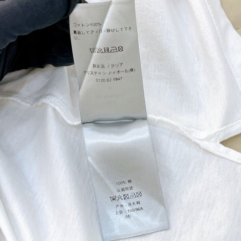 クリスチャン・ディオール Christian Dior ロゴプリント長袖シャツ 393J675A0817 コットン メンズ 長袖Ｔシャツ