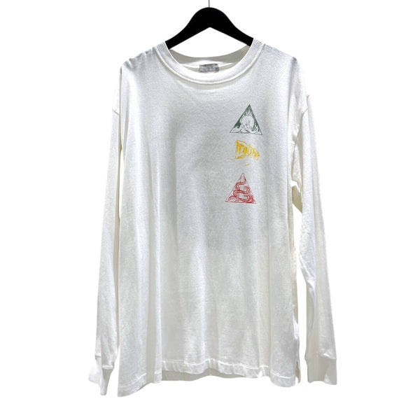 クリスチャン・ディオール Christian Dior ロゴプリント長袖シャツ 393J675A0817 コットン メンズ 長袖Ｔシャツ