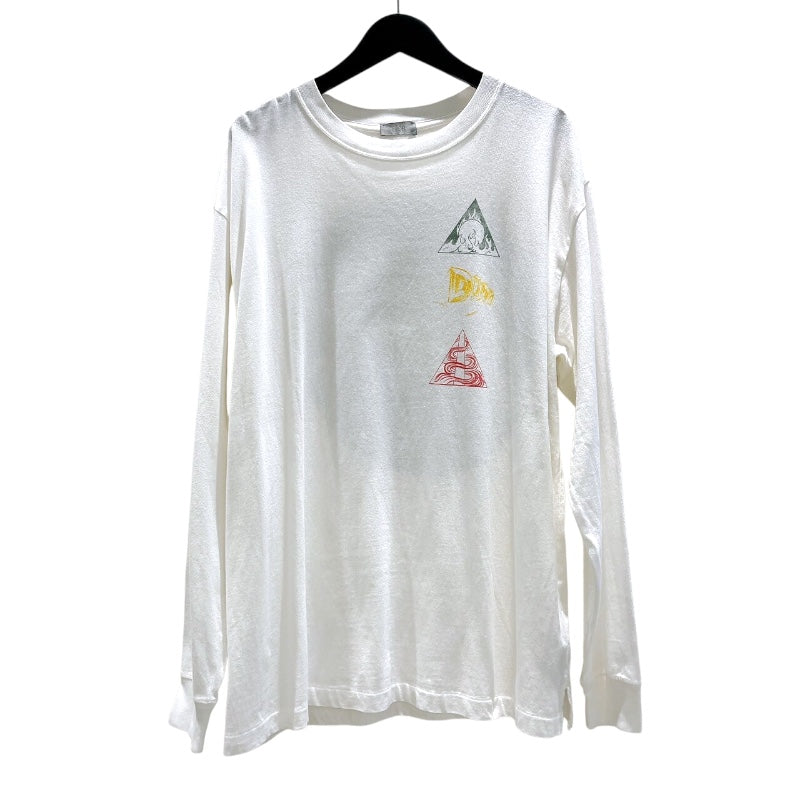 クリスチャン・ディオール Christian Dior ロゴプリント長袖シャツ 393J675A0817 コットン メンズ 長袖Ｔシャツ
