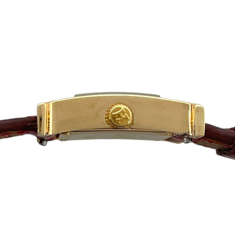 エルメス HERMES Hウォッチ ミニ ホワイトシェル HH1.185