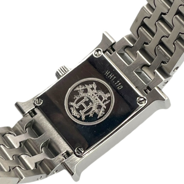 エルメス HERMES Hウォッチミニ ピンクシェル HH1.110 ピンク SS レディース 腕時計