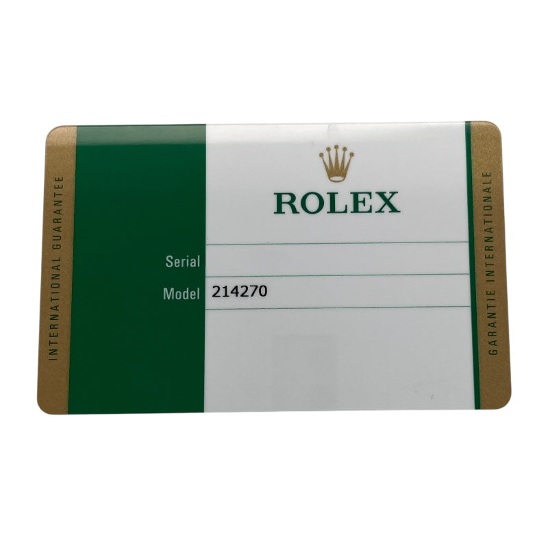 ロレックス ROLEX エクスプローラー1 214270 ブラック SS メンズ 腕時計