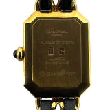 シャネル CHANEL プルミエール　S H0001 ブラック  GP レディース 腕時計