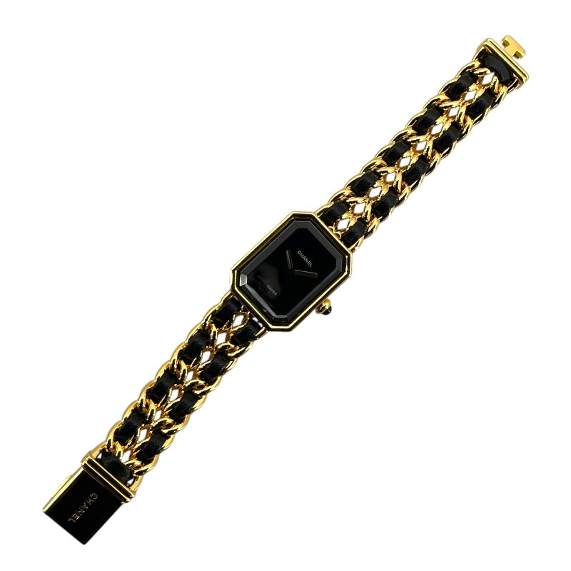 YOUさん専用　シャネルプルミエール Mサイズ H0001 ブラック シャネル プルミエール Mサイズ H0001 ブラック レディース 時計