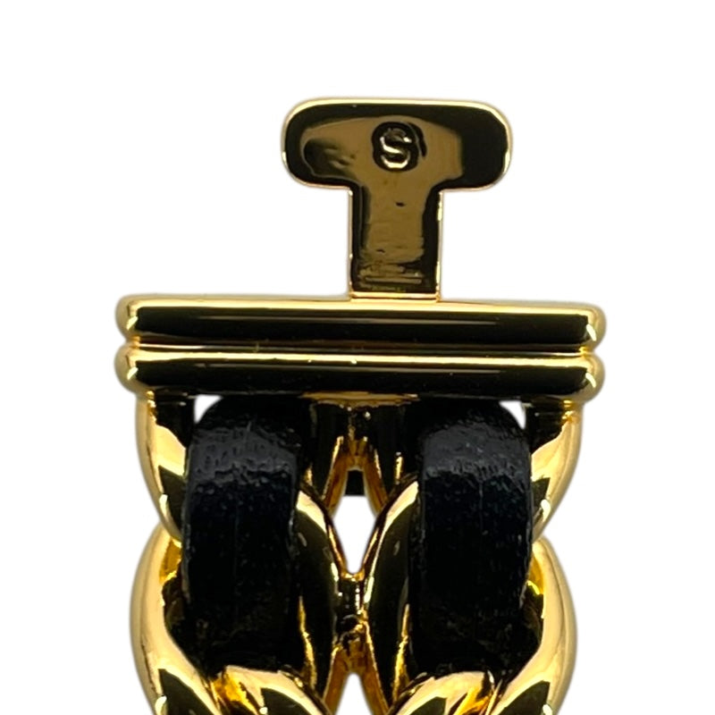 シャネル CHANEL プルミエール　S H0001 ブラック  GP レディース 腕時計
