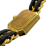 シャネル CHANEL プルミエール　S H0001 ブラック  GP レディース 腕時計
