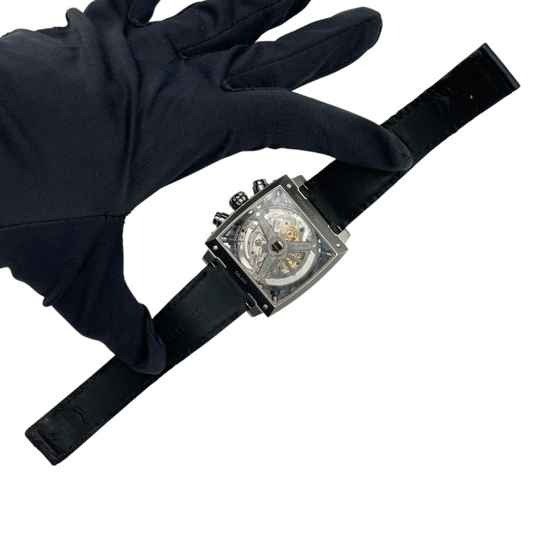 タグ・ホイヤー TAG HEUER モナコ24 キャリバー16 クロノグラフ CAL5111.FC6299 ブルー SS メンズ 腕時計