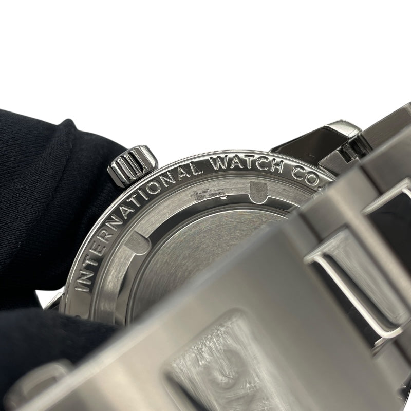 インターナショナルウォッチカンパニー IWC インヂュニア オートマティック IW357002 ブラック SS 自動巻き メンズ 腕時計