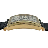 フランク・ミュラー FRANCK MULLER ロングアイランド ビーレトロ セコンド 1100DDSR シルバー K18PG/革ベルト（社外品） 自動巻き メンズ 腕時計