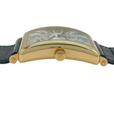 フランク・ミュラー FRANCK MULLER ロングアイランド ビーレトロ セコンド 1100DDSR シルバー K18PG/革ベルト（社外品） 自動巻き メンズ 腕時計