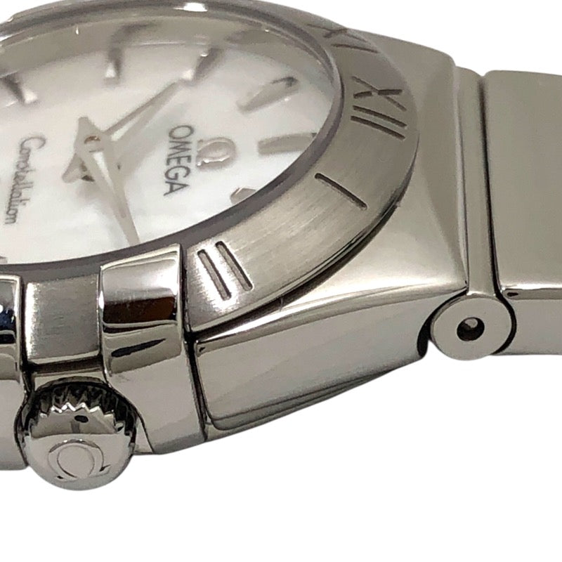オメガ OMEGA コンステレーション マンハッタンクオーツ 131.10.25.60.05.001 ホワイトシェル SS クオーツ レディース 腕時計