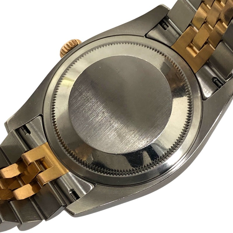 ロレックス ROLEX デイトジャスト36 D番 116231 ブラック PG/SS メンズ 腕時計