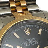 ロレックス ROLEX デイトジャスト36 D番 116231 ブラック PG/SS メンズ 腕時計