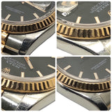 ロレックス ROLEX デイトジャスト36 D番 116231 ブラック PG/SS メンズ 腕時計