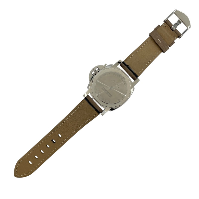 パネライ PANERAI ルミノール ドゥエ 38mm PAM01248 アイボリー SS メンズ 腕時計