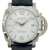 パネライ PANERAI ルミノール マリーナ クアランタ PAM01271 ホワイト SS/革ベルト 自動巻き メンズ 腕時計