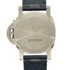 パネライ PANERAI ルミノール マリーナ クアランタ PAM01271 ホワイト SS/革ベルト 自動巻き メンズ 腕時計